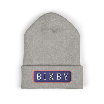 Bixby Spartans Embroidered Cuffed Beanie, BIXBY Bar
