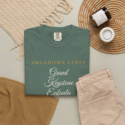 Oklahoma Lakes Tee | Comfort Colors