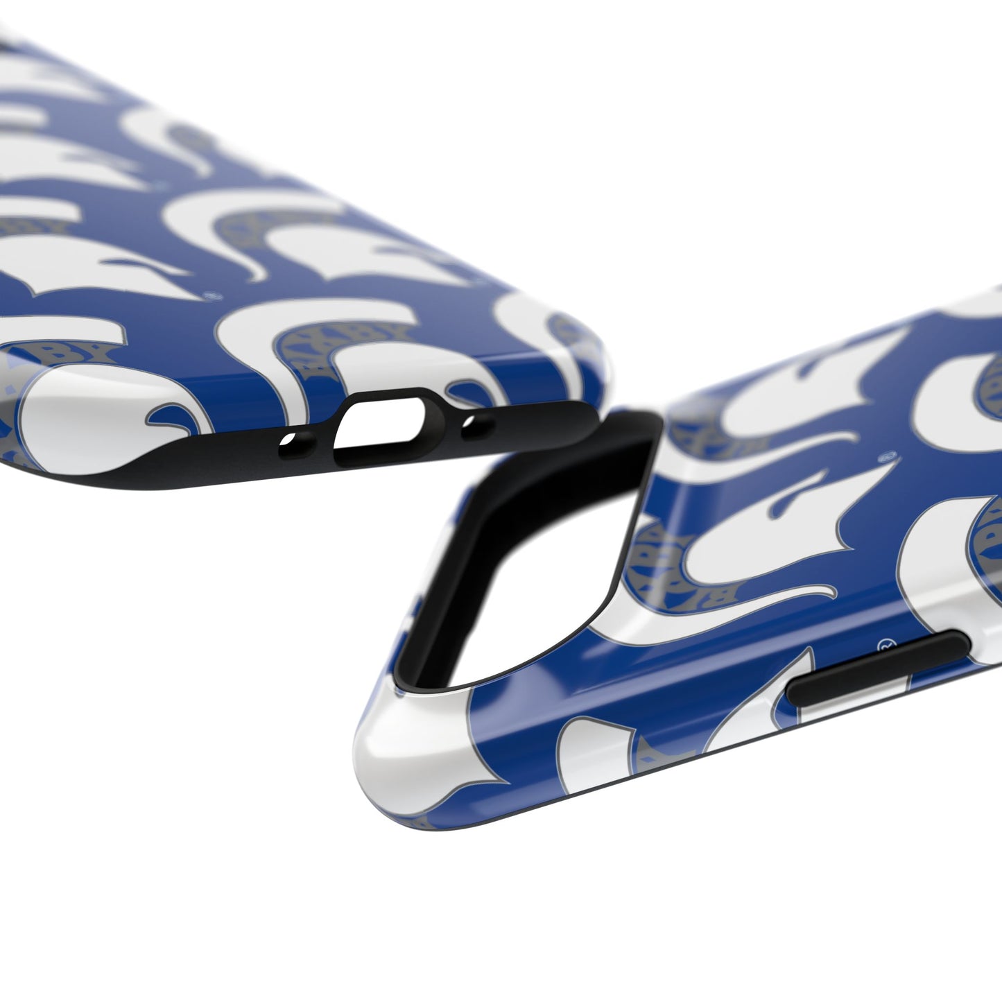 Bixby Spartan White Logo Impact Resistant iPhone Case