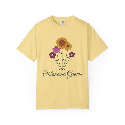 Oklahoma Grown Wildflower Tee | Comfort Colors