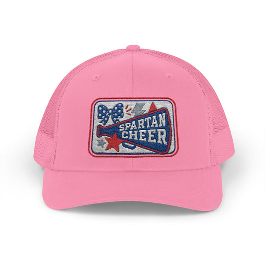 Spartan Cheer Embroidered Trucker Snapback