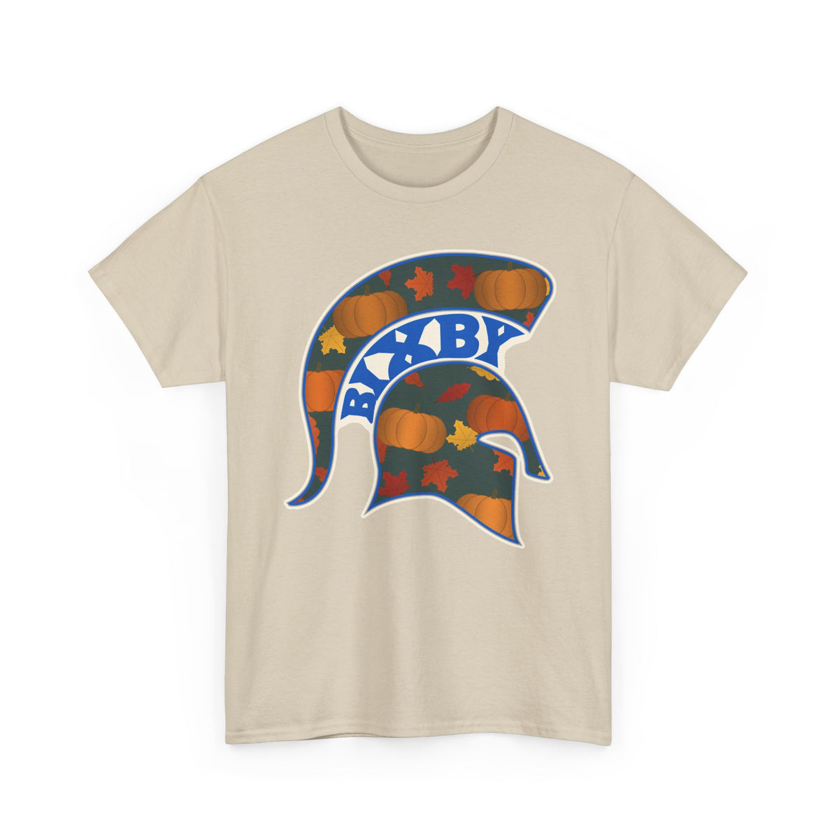 Bixby Spartans Pumpkin Patch Helmet Tee – Fall Game Day Shirt