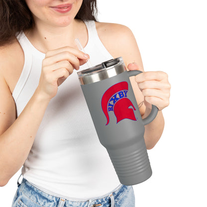 Spartan Red Logo 40 Ounce Insulated Travel Mug