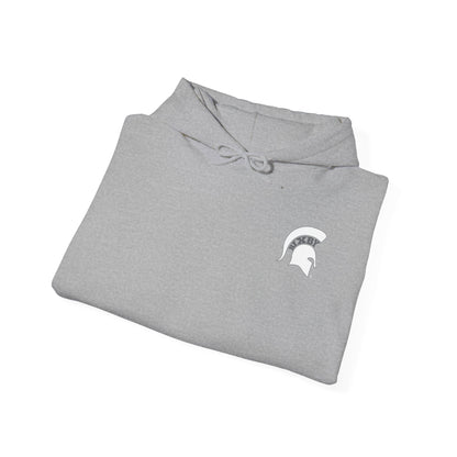 Bixby Spartans OK White Spartan Logo Hoodie