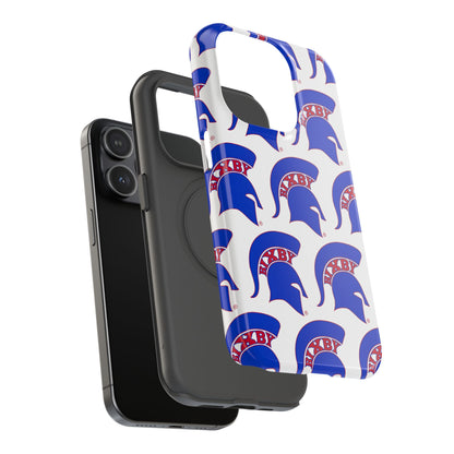 Bixby Spartan Blue Logo Impact Resistant iPhone Case