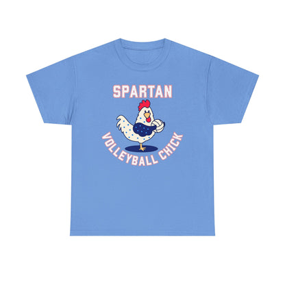 Bixby Spartan Volleyball Chick Gildan Tee