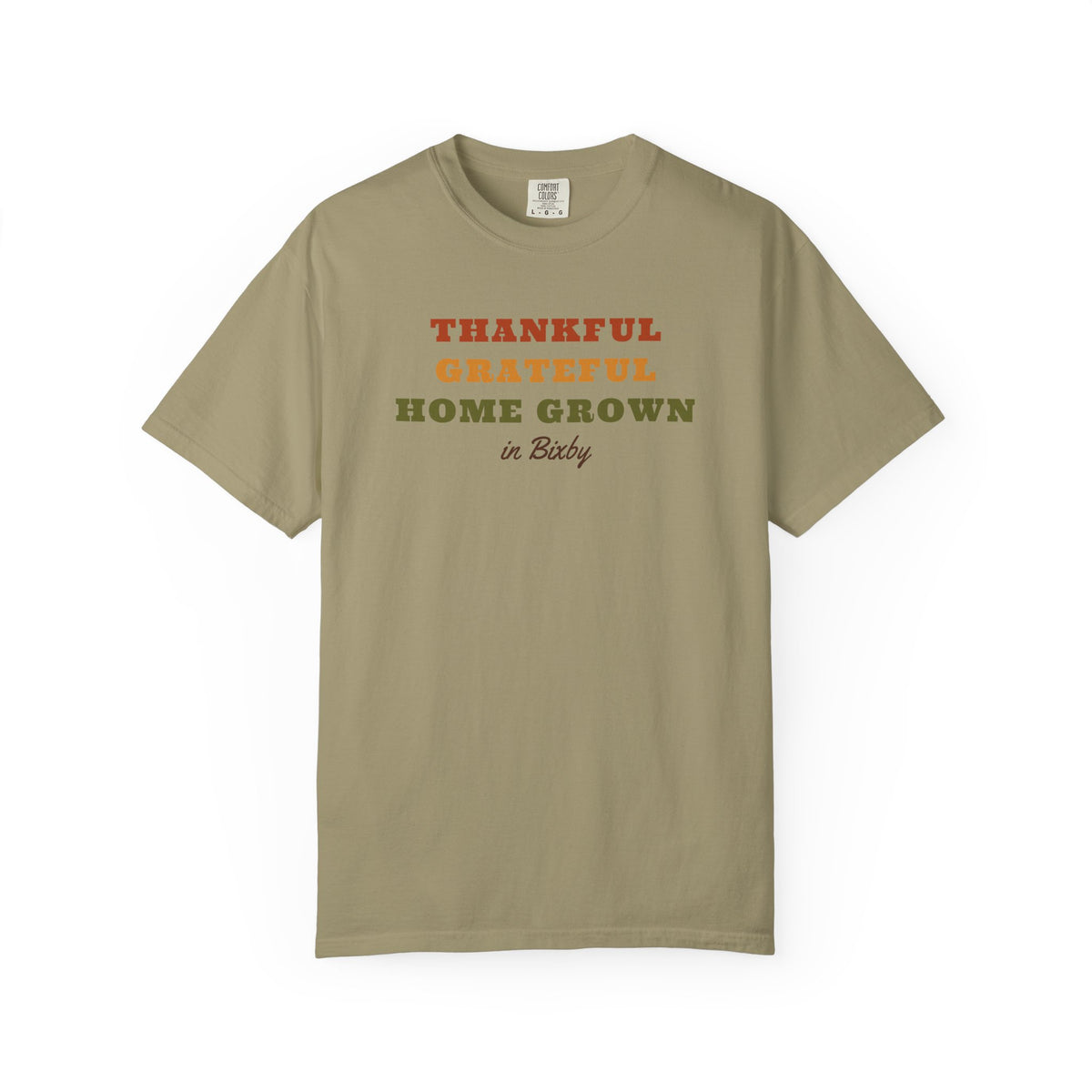 Thankful Grateful Home Grown Comfort Colors Tee