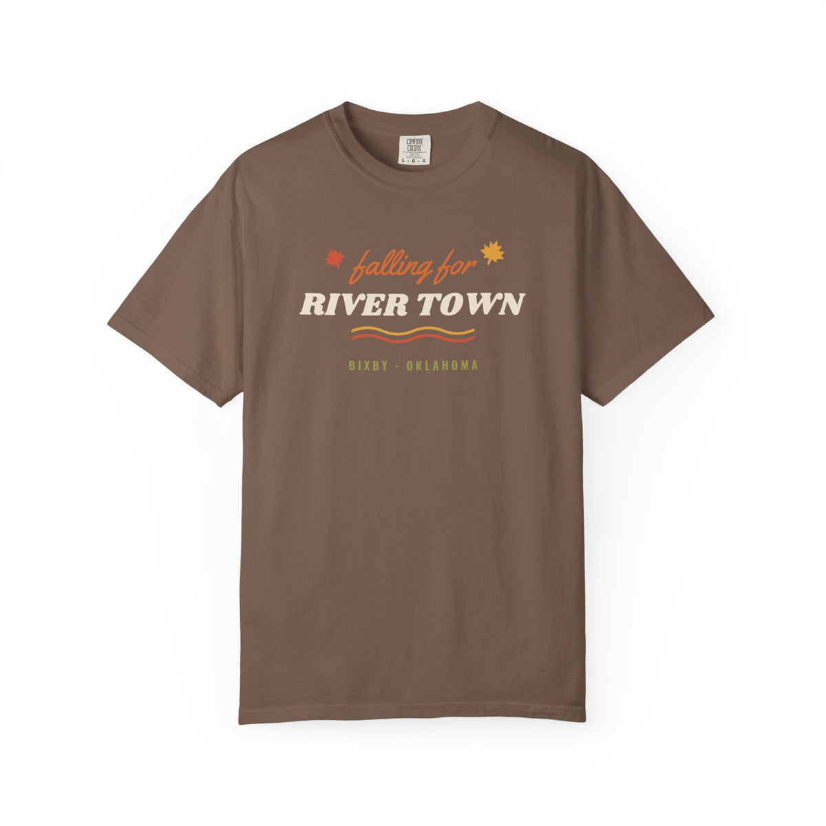 Falling for River Town Comfort Colors Tee