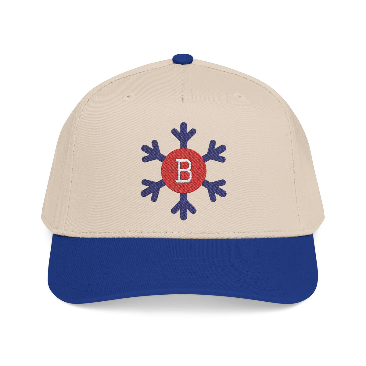 Bixby Spartans Snowflake B Embroidered Ball Cap, Winter Edition