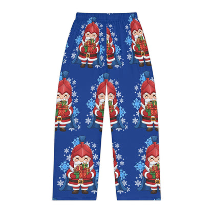 Spartan Santa Women's Blue Pajama Bottoms