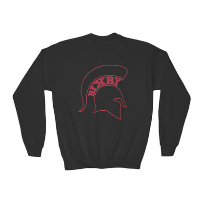 Youth Bixby Spartan Helmet Gildan Sweatshirt