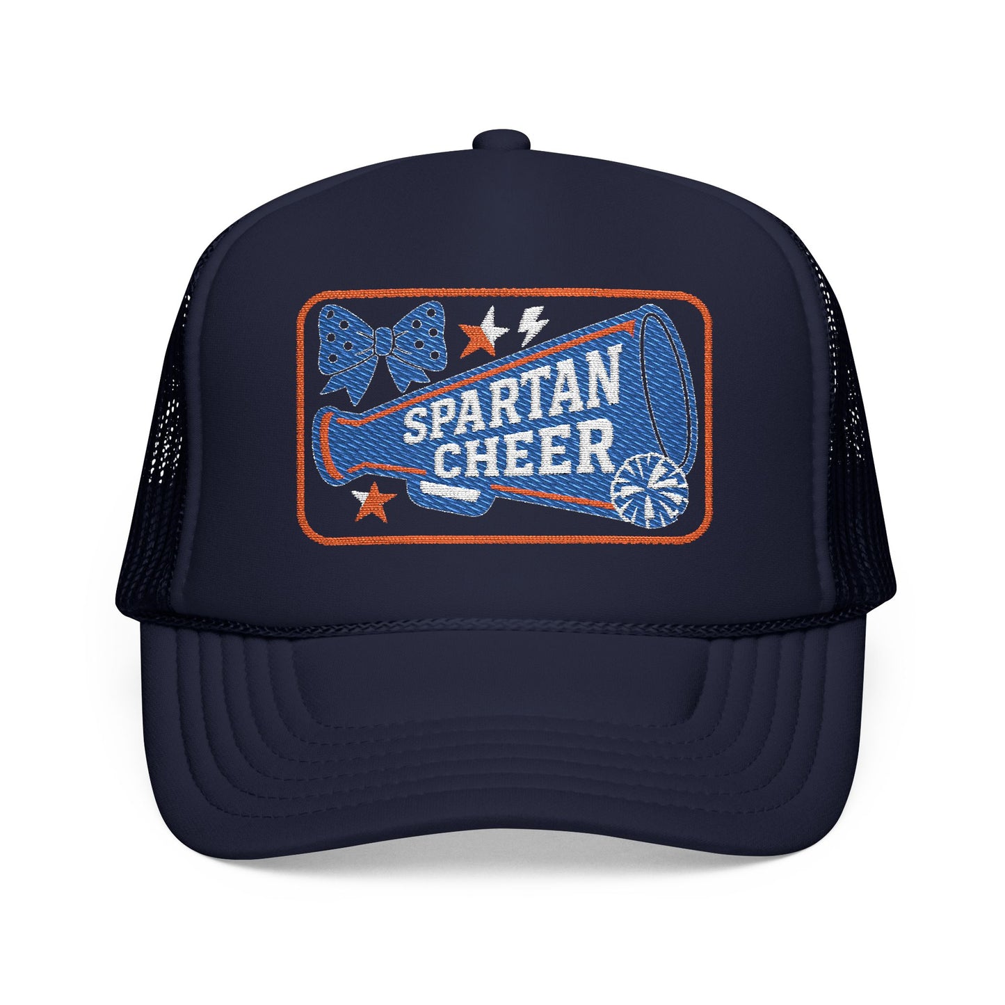 Spartan Cheer Embroidered Foam Trucker Hat