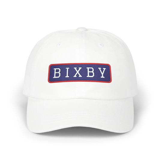 Bixby Spartans Embroidered Dad Hat, BIXBY Bar