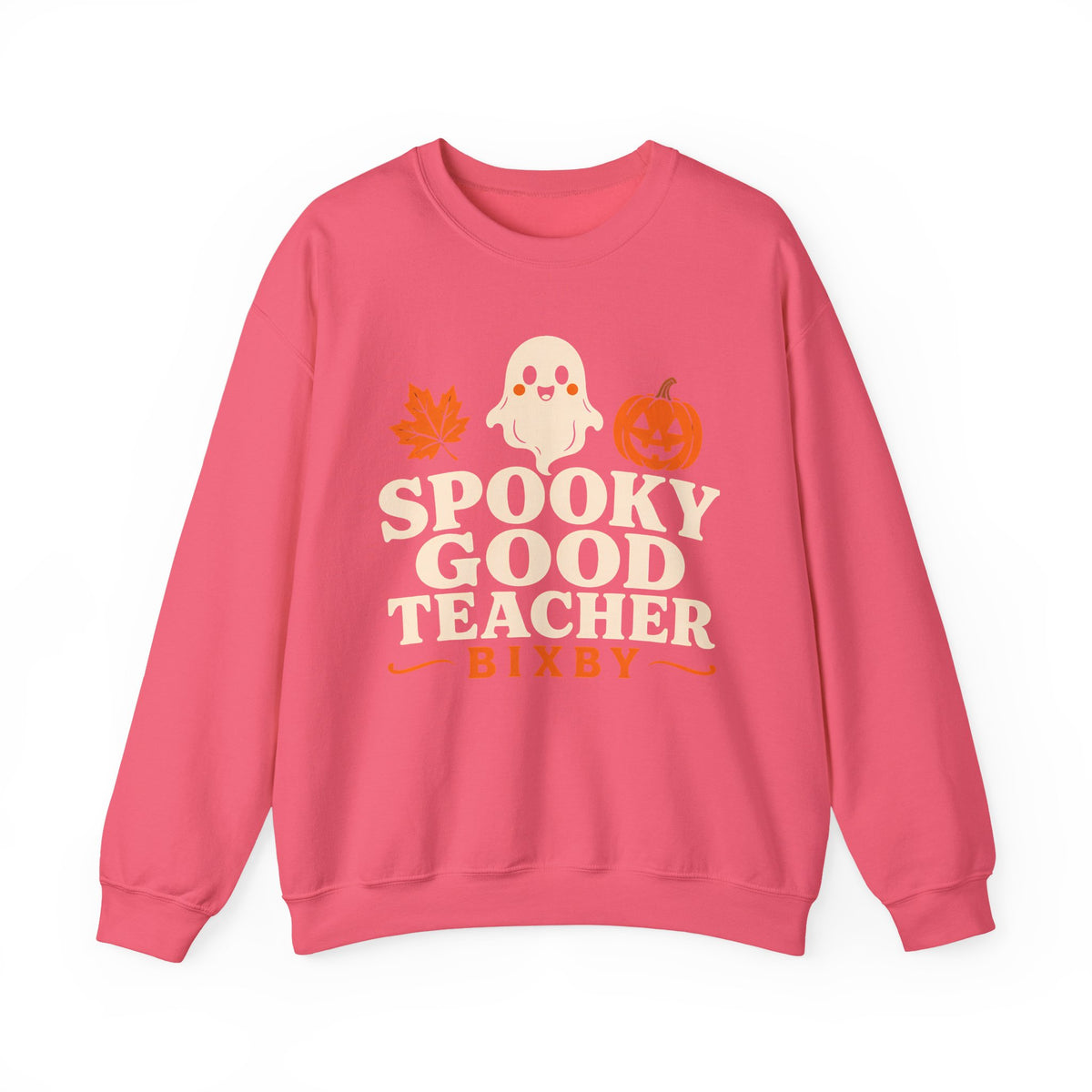 Bixby Spartans Spooky Good Teacher - Halloween Teacher (Bixby) Sweatshirt