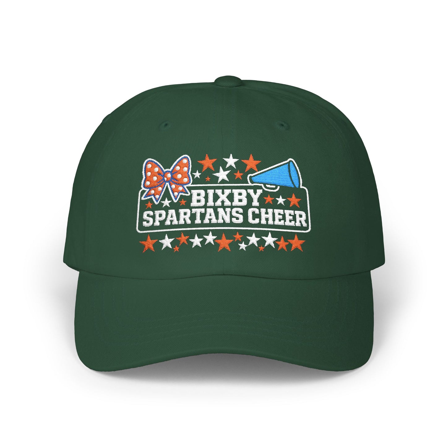 Bixby Spartans Cheer Embroidered Classic Ballcap