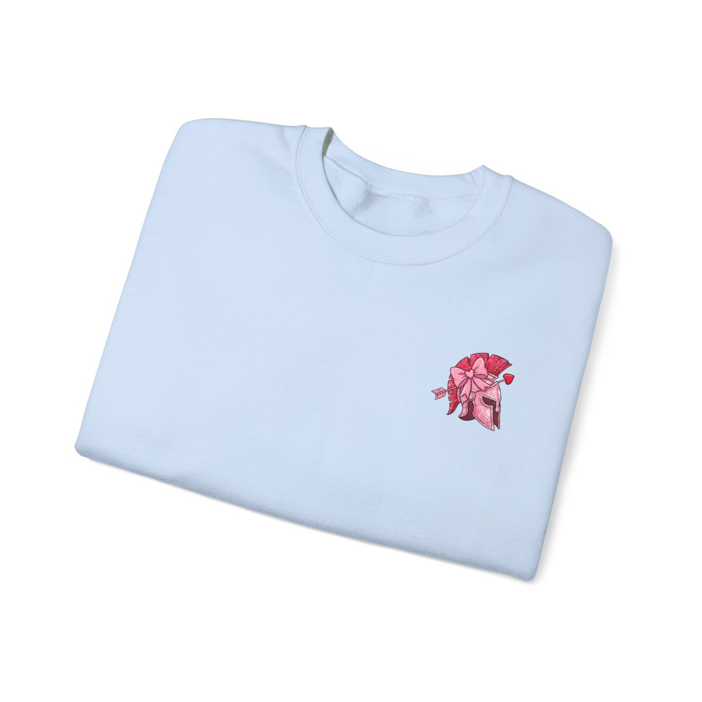 Valentine Spartan Helmet Gildan Sweatshirt