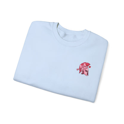 Valentine Spartan Helmet Gildan Sweatshirt