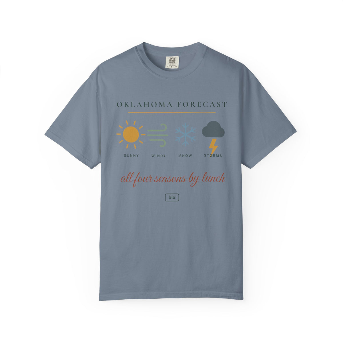 Oklahoma Forecast Tee | Comfort Colors