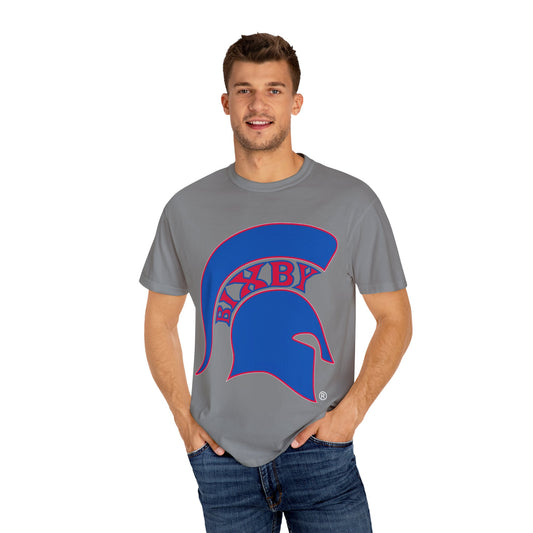 Bixby Spartan Blue Logo Comfort Colors Tee