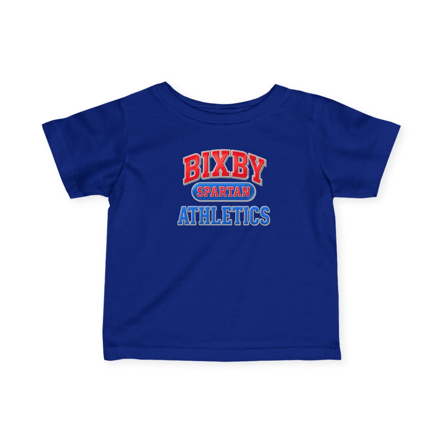 Bixby Spartan Athletics Infant Metallic Gildan Tee
