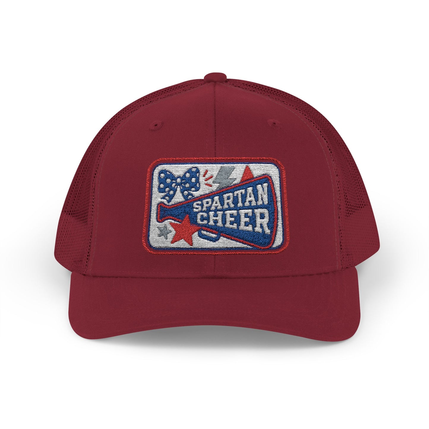 Spartan Cheer Embroidered Trucker Snapback