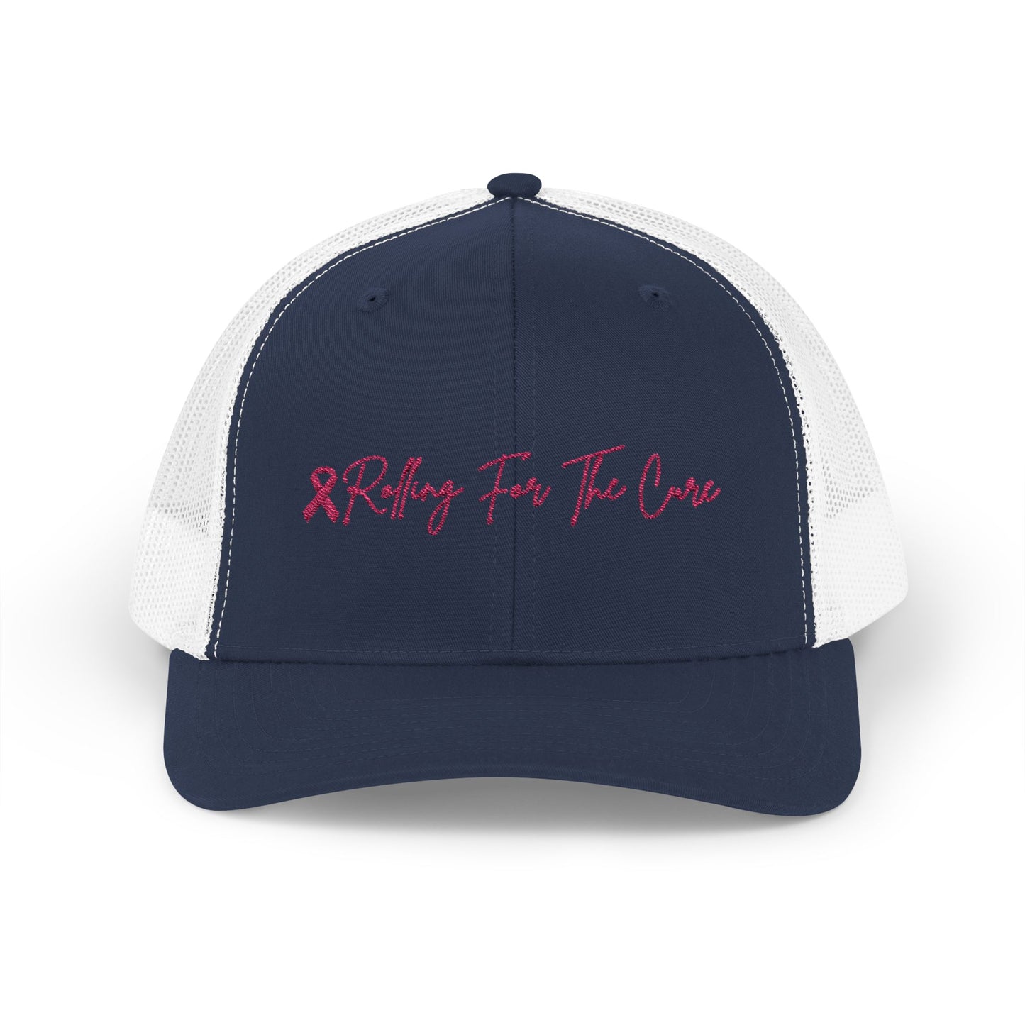 Where RV USA Breast Cancer Awareness Embroidered Trucker Snapback
