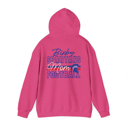 Bixby Spartans Football Mom Gildan Hoodie