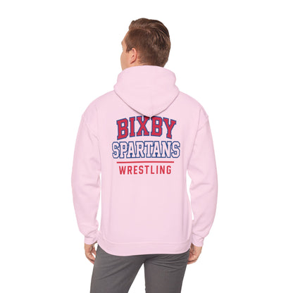Bixby Spartan Wrestling Gildan Hoodie
