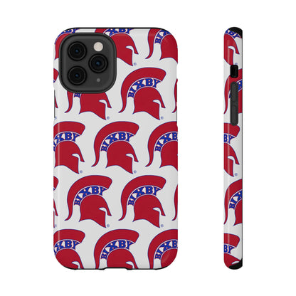 Bixby Spartan Red Logo Impact Resistant iPhone Case