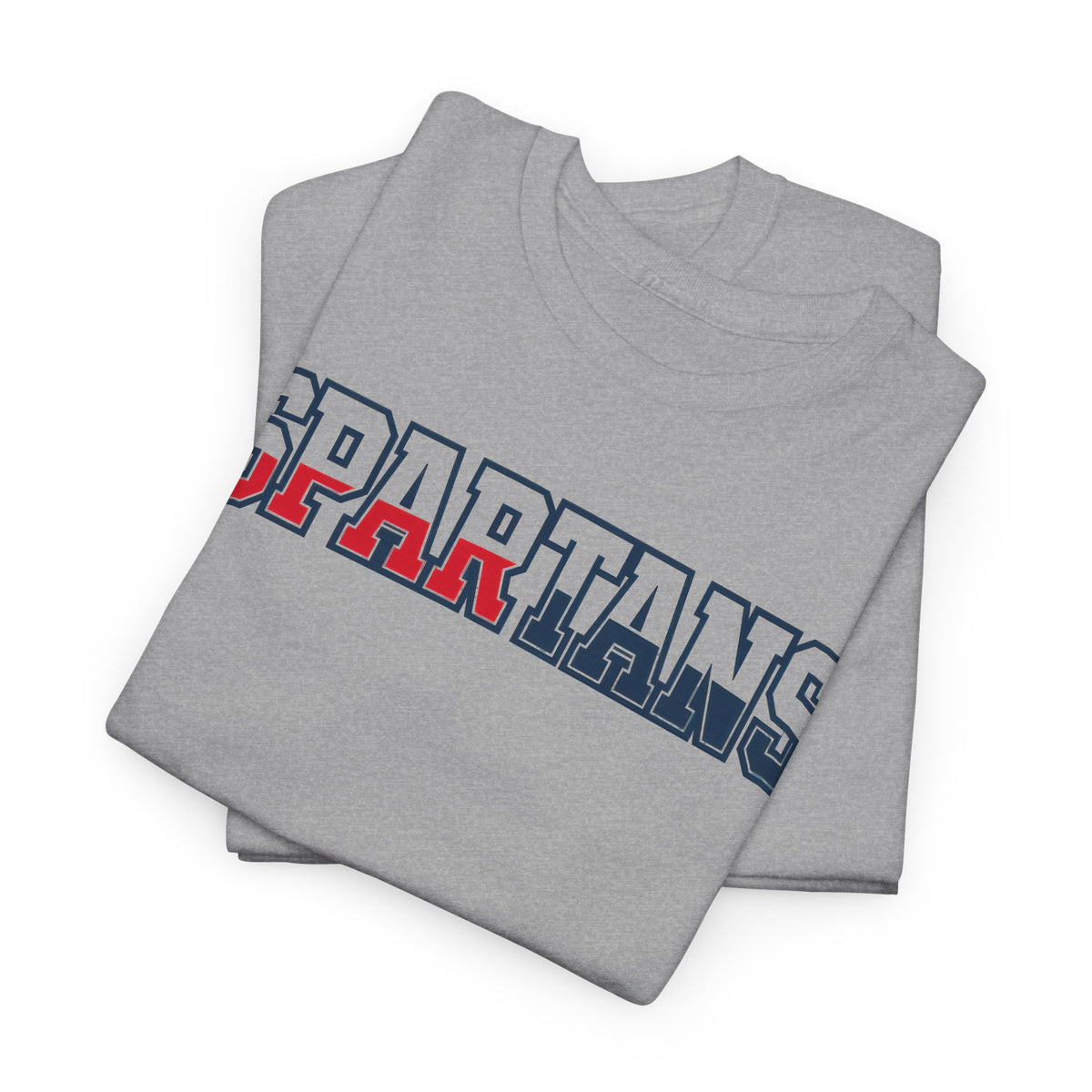 Bixby Spartans Athletic Letter Chest And Left Sleeve Tee