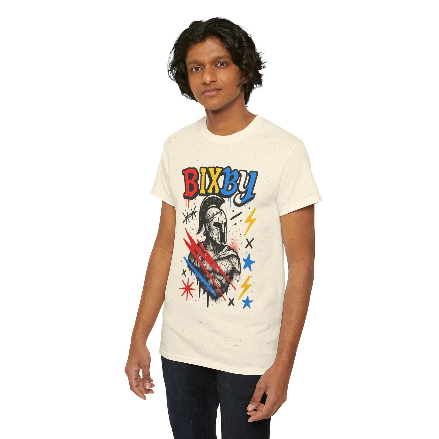 Bixby Spartan Graffiti Chaos Gildan Tee