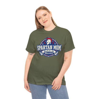 Spartan Mom T-Shirt - Built for the Bleacher, School Spirit Mom Tee