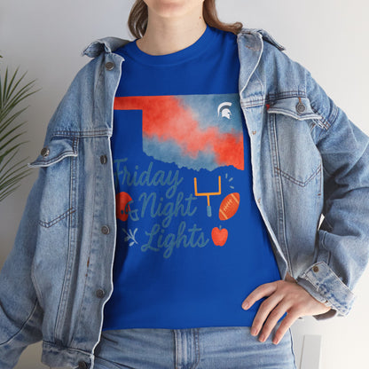 Friday Night Lights Bixby OK Watercolor Gildan Tee