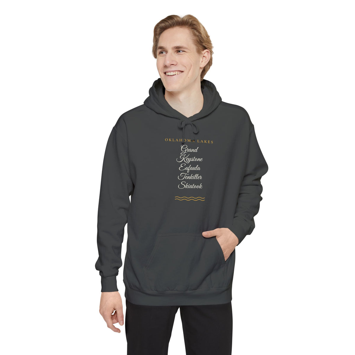 Oklahoma Lakes Hoodie | Comfort Colors