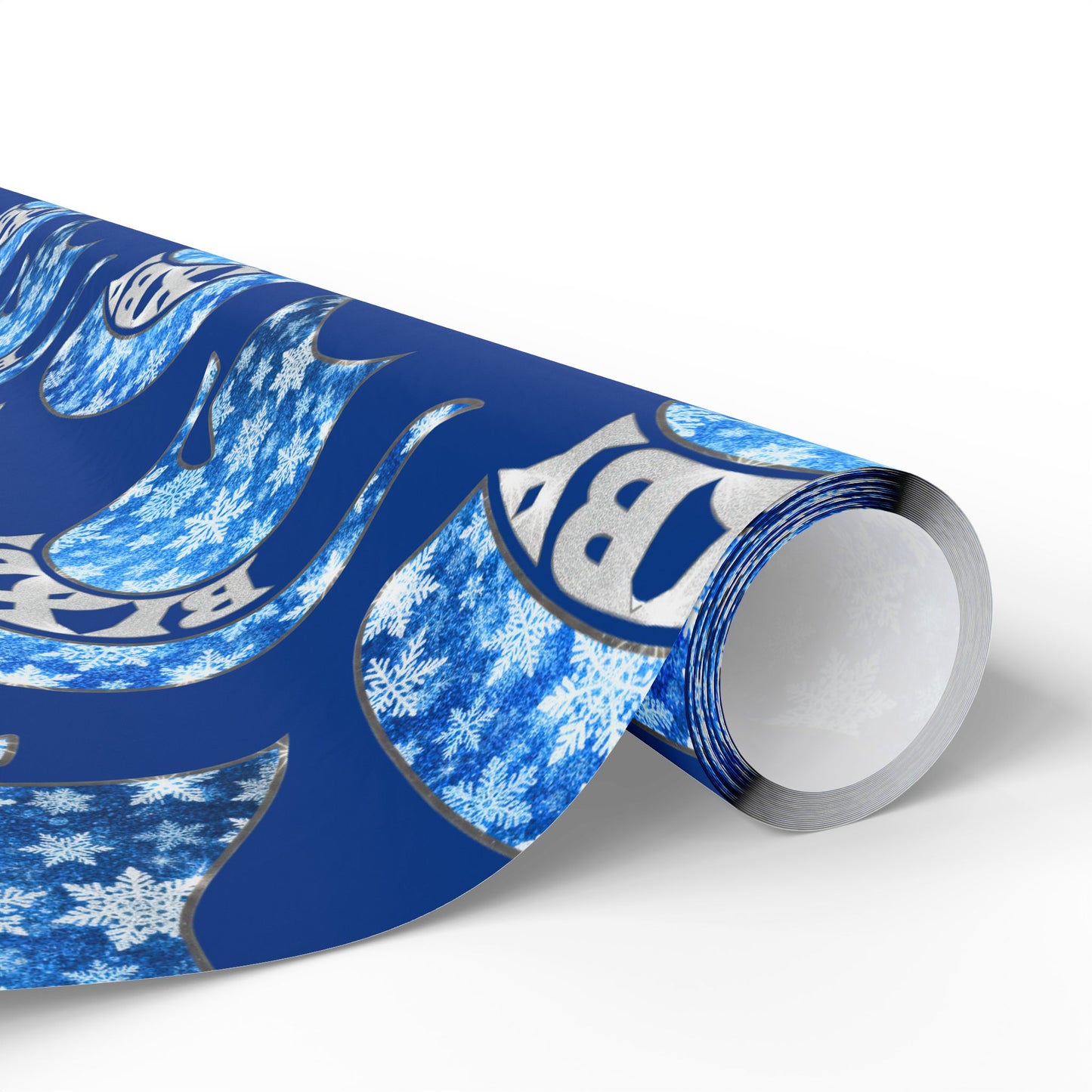 Bixby Spartan Winterfrost Wrapping Paper