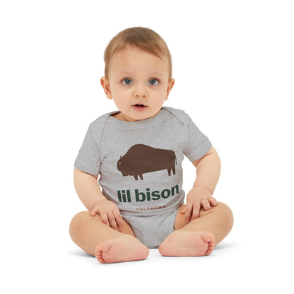 lil bison Oklahoma Baby Bodysuit