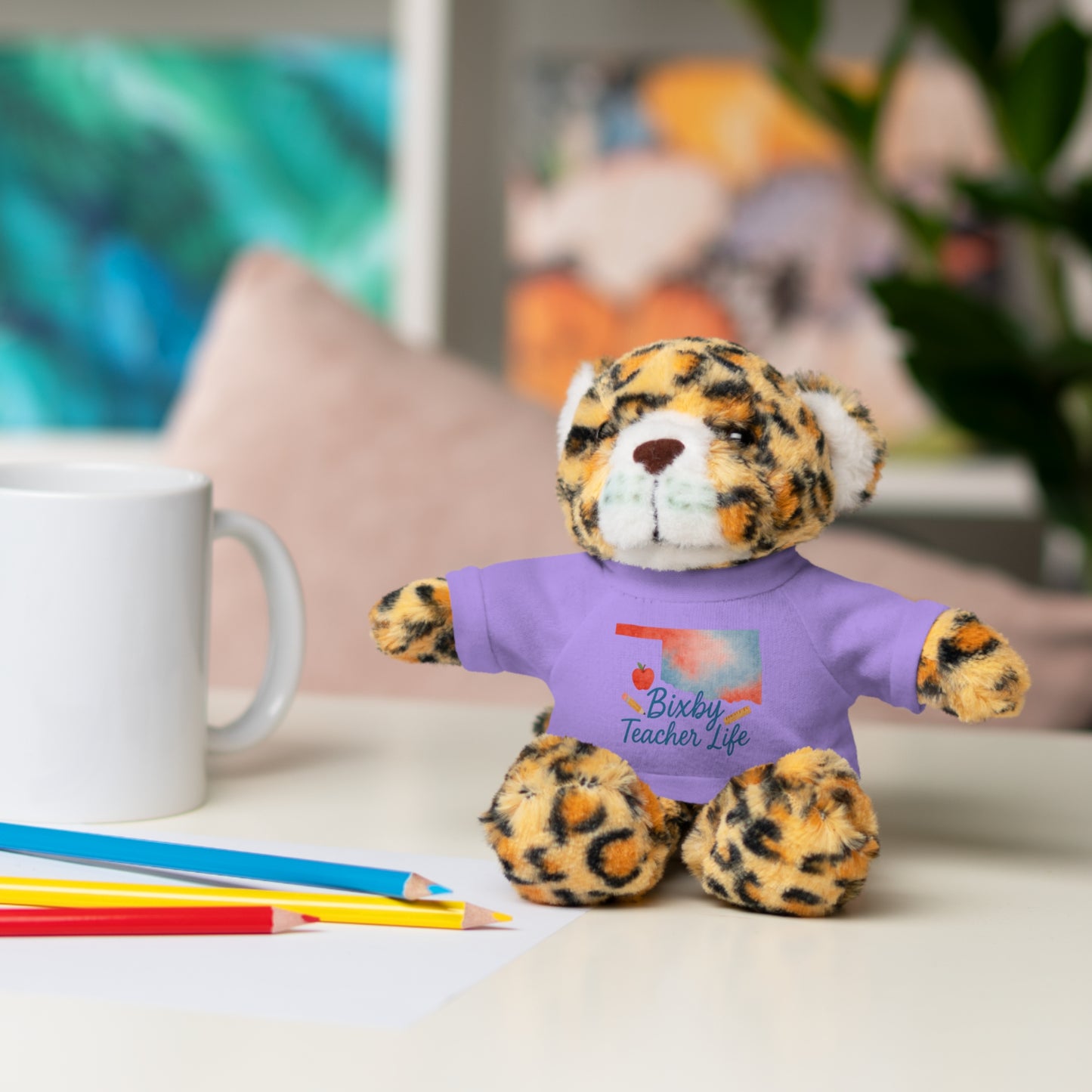 Bixby Oklahoma Teacher Life Stuffed Animal