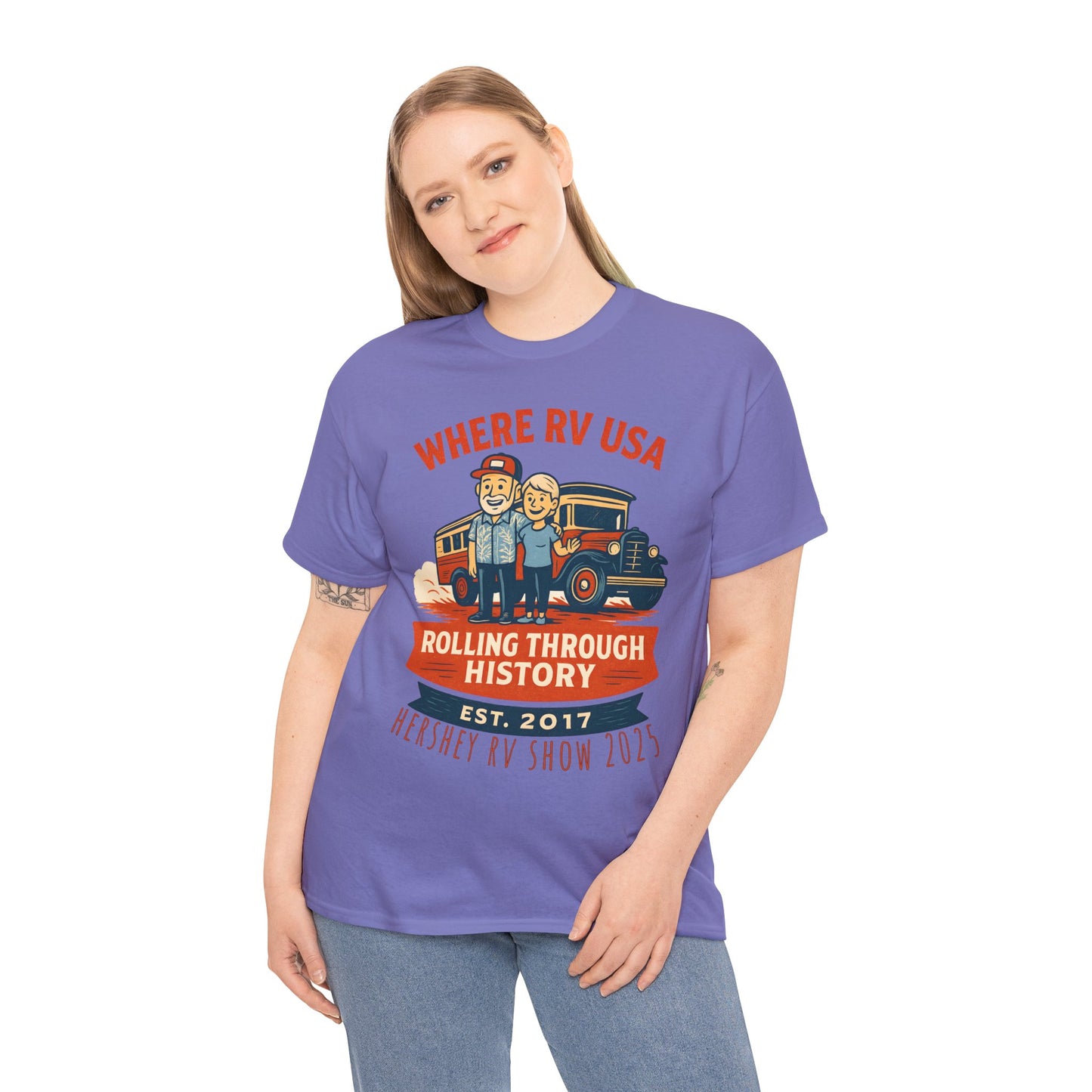 Where RV USA Rolling Through History Limited Edition Tee