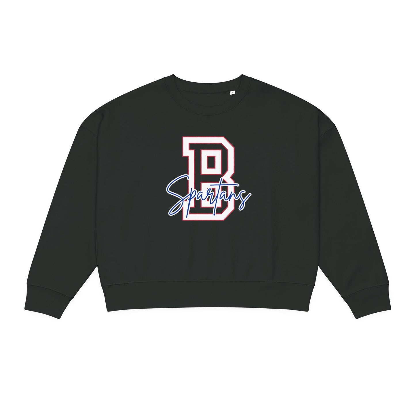 Bixby Spartans Block Letter Premium Stanley Stella Boxy Sweatshirt