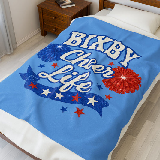 Bixby Cheer Life Velveteen Plush Blanket