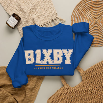 Bixby Spartans Soft Neutral Logo Pullover Sweatshirt