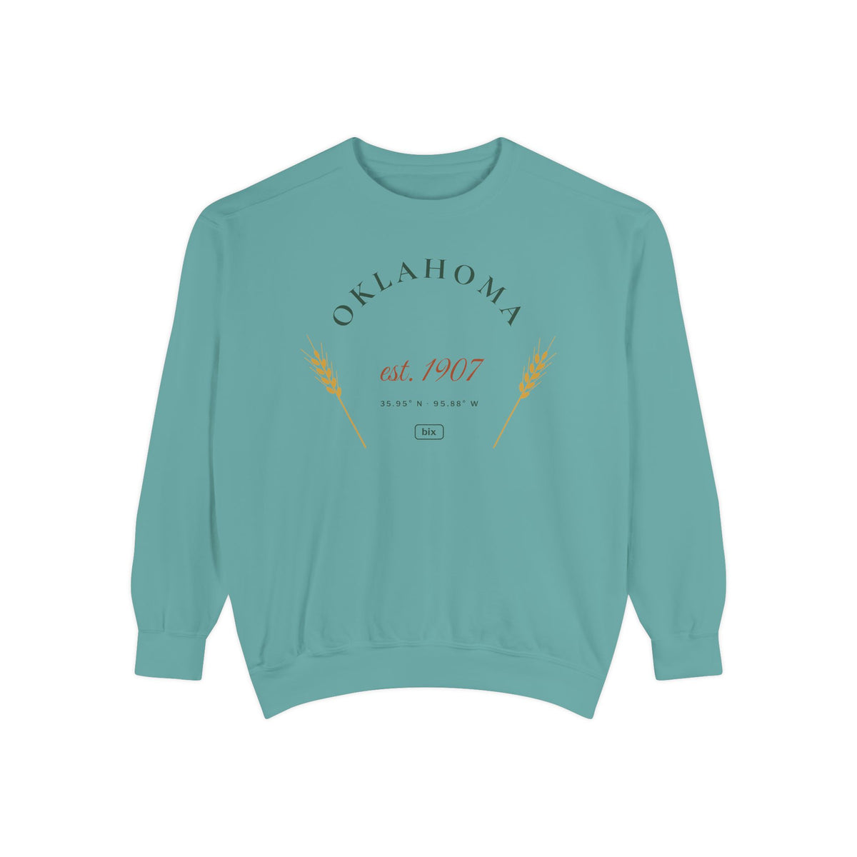 Oklahoma Est. 1907 Crewneck Sweatshirt | Comfort Colors