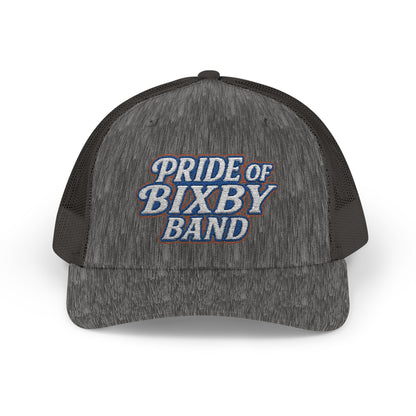 Pride of Bixby Band Embroidered Trucker Snapback