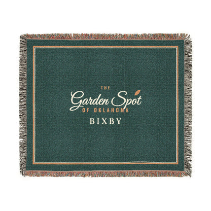 Garden Spot of Oklahoma Woven Throw Blanket