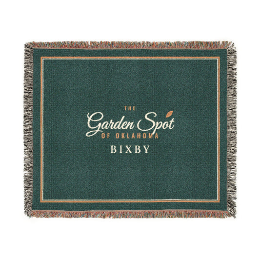 Garden Spot of Oklahoma Woven Throw Blanket