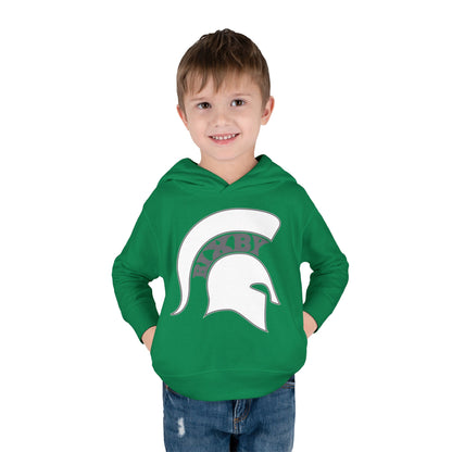Bixby Spartans White Logo Toddler Rabbit Skins Hoodie