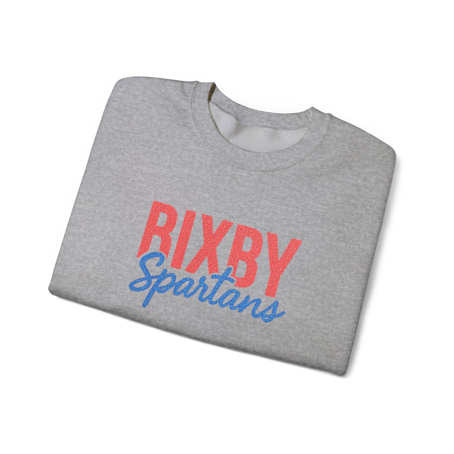 Bixby Spartans Embroidered Gildan Sweatshirt