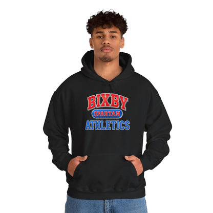 Bixby Spartan Athletics Metallic Gildan Hoodie