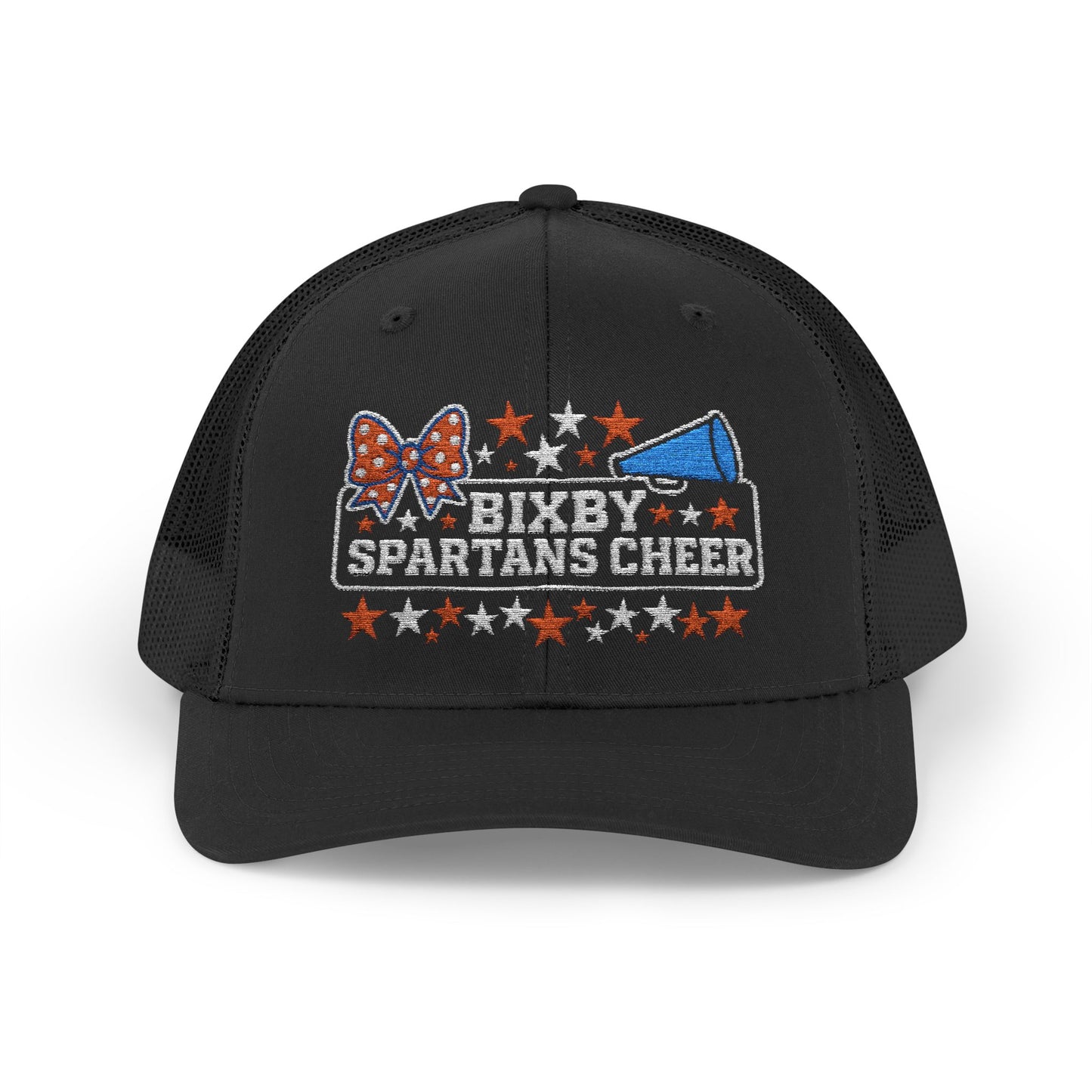 Bixby Spartans Cheer Embroidered Trucker Snapback