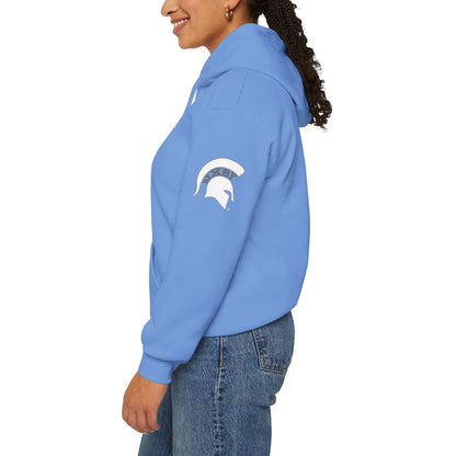 Bixby Spartans 'B' Logo With Sleeve Spartan Hoodie